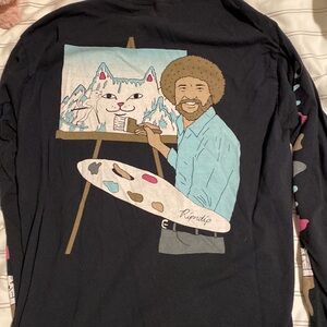 Rip n dip Bob Ross long sleeve crewneck perfect condition never worn